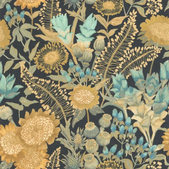 Casadeco 89816707 Echappee Belle Saint-Paul De Vence - tapeta roślinna