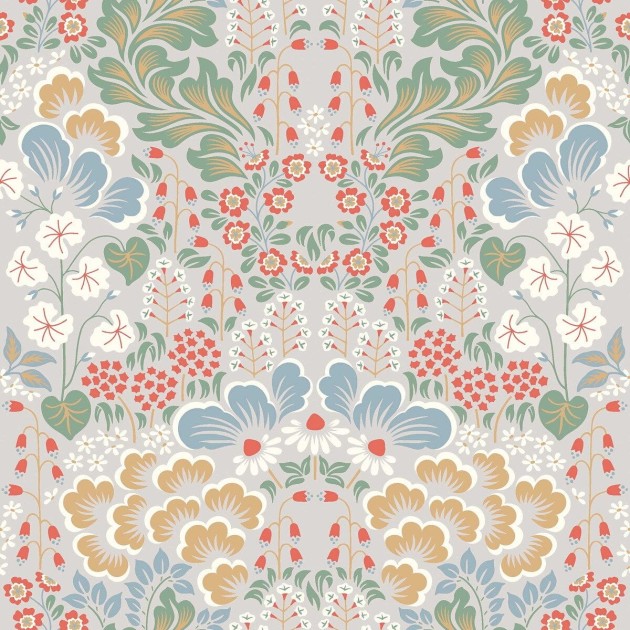 Boras Tapeter 2098 Swedish Designers Hanna Werning Blomstervall - tapeta roślinna