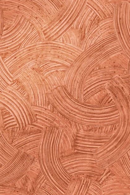 Arte 60100 Metal X Patina Impasto Copper - tapeta o wzorze grubych pociągnięć pędzla z farbą