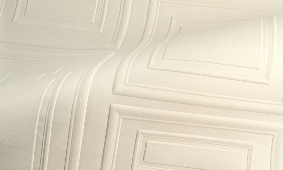 Arte 44022 Objet Manoir Cream - tapeta 3D o wzorze listew dekoracyjnych