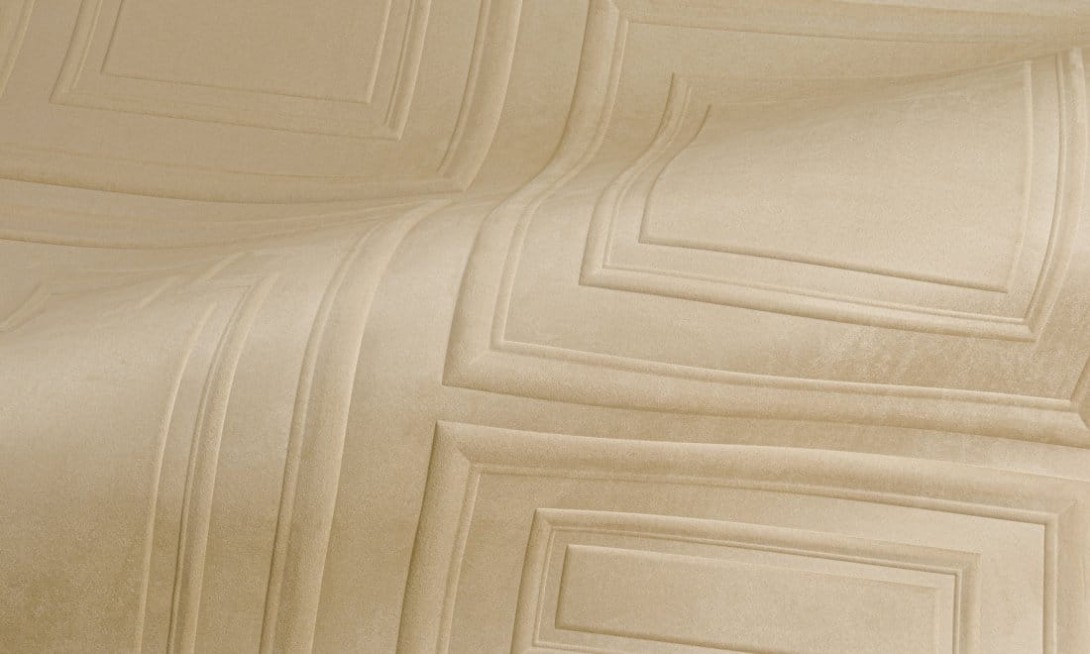 Arte 44024 Objet Manoir Beige - tapeta 3D o wzorze listew dekoracyjnych