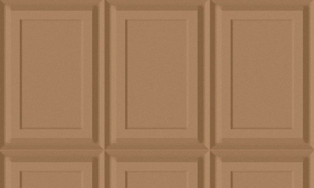 Arte 44010 Objet Cassetta Cinnamon - tapeta 3D o wzorze listew kasetonowych