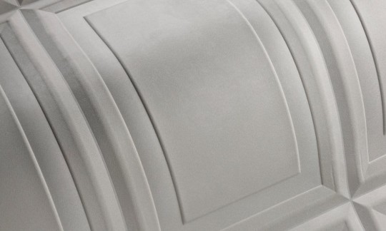 Arte 44011 Objet Cassetta Nougat - tapeta 3D o wzorze listew kasetonowych