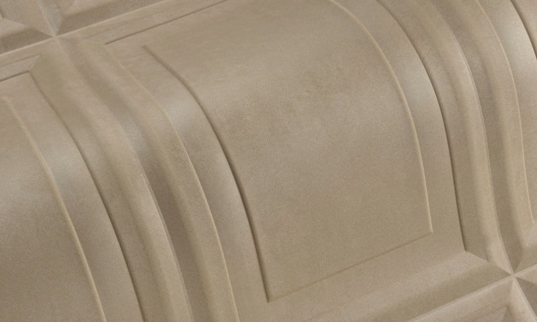 Arte 44013 Objet Cassetta Beige - tapeta 3D o wzorze listew kasetonowych