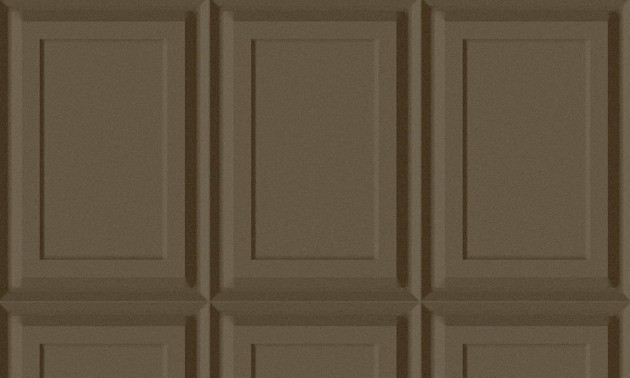 Arte 44014 Objet Cassetta Sepia - tapeta 3D o wzorze listew kasetonowych