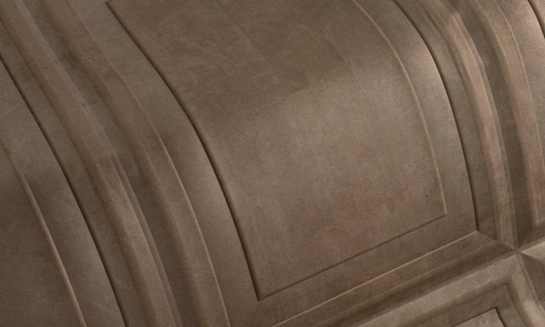 Arte 44014 Objet Cassetta Sepia - tapeta 3D o wzorze listew kasetonowych