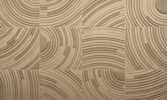 Arte 87002 Velveteen Twirl - tapeta geometryczna z efektem aksamitnych płytek