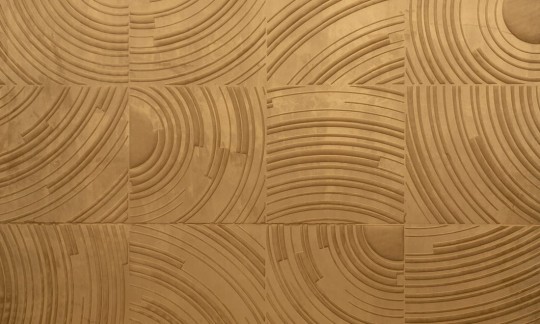 Arte 87004 Velveteen Twirl - tapeta geometryczna z efektem aksamitnych płytek