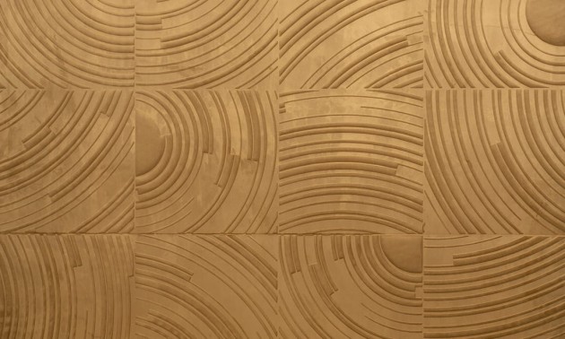 Arte 87004 Velveteen Twirl - tapeta geometryczna z efektem aksamitnych płytek