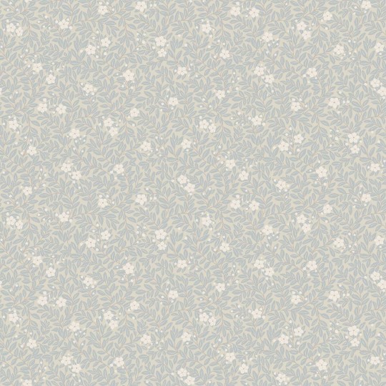 Boras Tapeter 5714 Orangeri Myrten Blue - tapeta roślinna