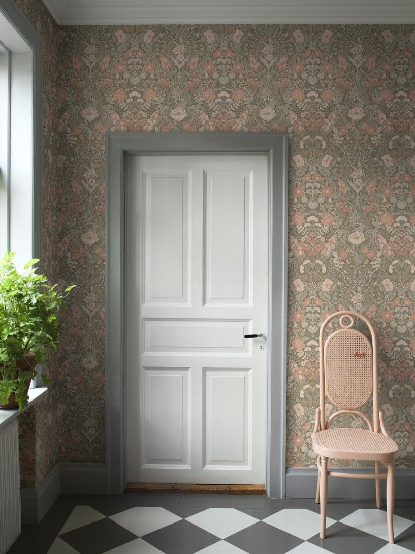 Boras Tapeter 5723 Orangeri Ortagard Multi - tapeta roślinna