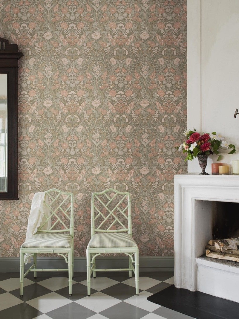 Boras Tapeter 5723 Orangeri Ortagard Multi - tapeta roślinna