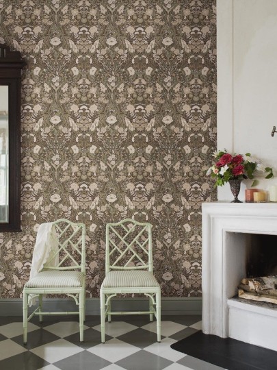 Boras Tapeter 5725 Orangeri Ortagard Green - tapeta roślinna