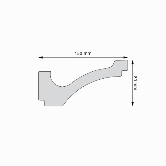 Listwa sufitowa Creativa LGG-55