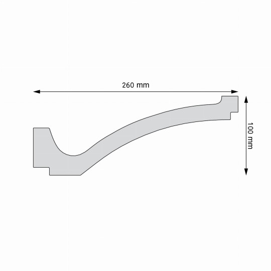 Listwa sufitowa Creativa LGG-56