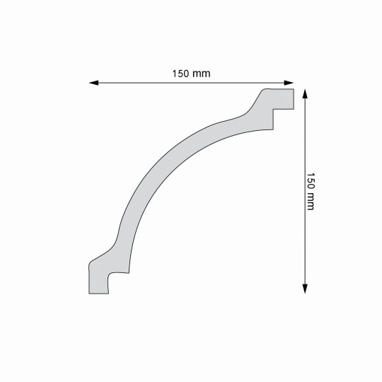 Listwa sufitowa Creativa LGG-57