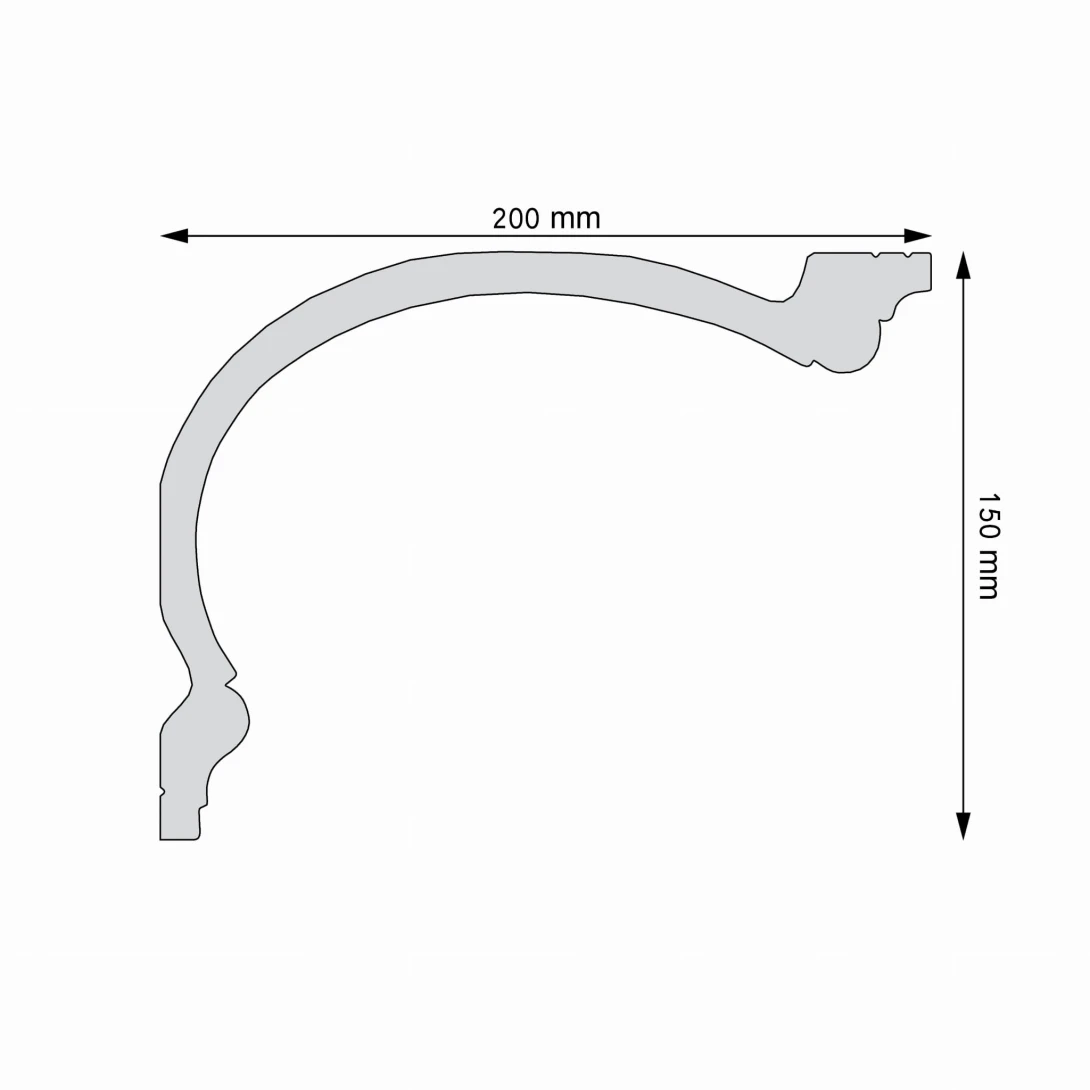 Listwa sufitowa Creativa LGG-58