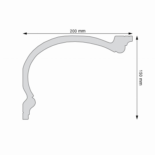 Listwa sufitowa Creativa LGG-58