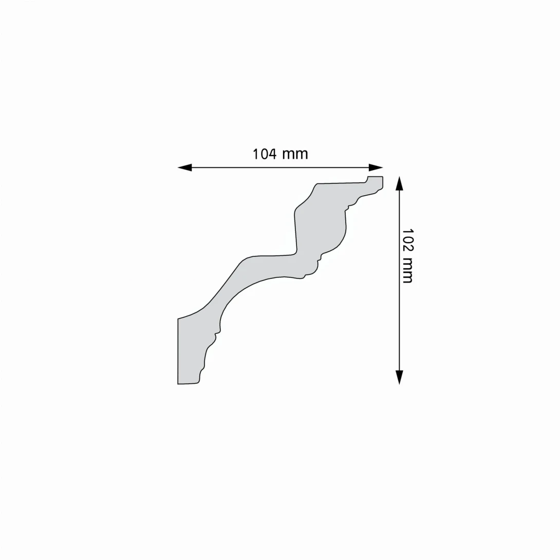 Listwa sufitowa Creativa LGG-53F elastyczna