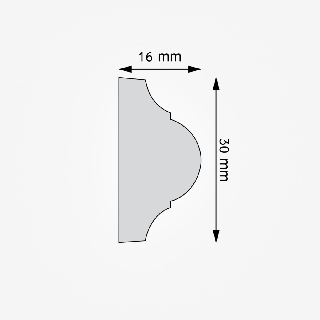 Listwa ścienna Creativa LNG-21F elastyczna