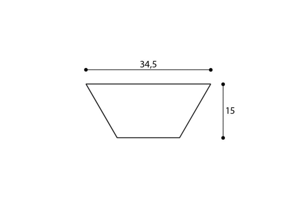 Panel dekoracyjny Orac W101 Trapezium