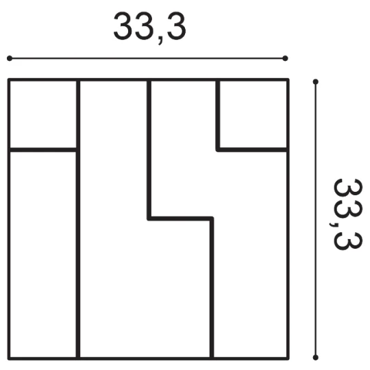 Panel dekoracyjny Orac W102 Cubi