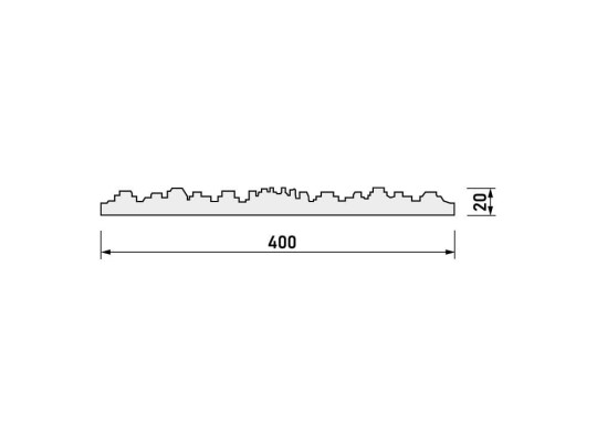 Panel dekoracyjny Orac W130 Chevron