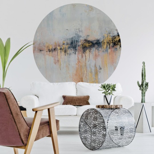 Wall Art Signature - mural koło w abstrakcyjny wzór