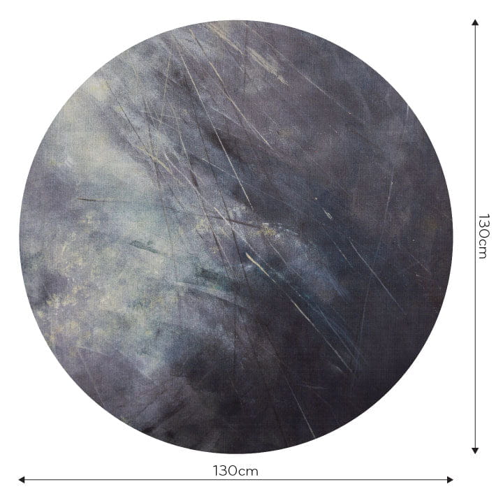 Wall Art Ebony - mural koło w abstrakcyjnym stylu