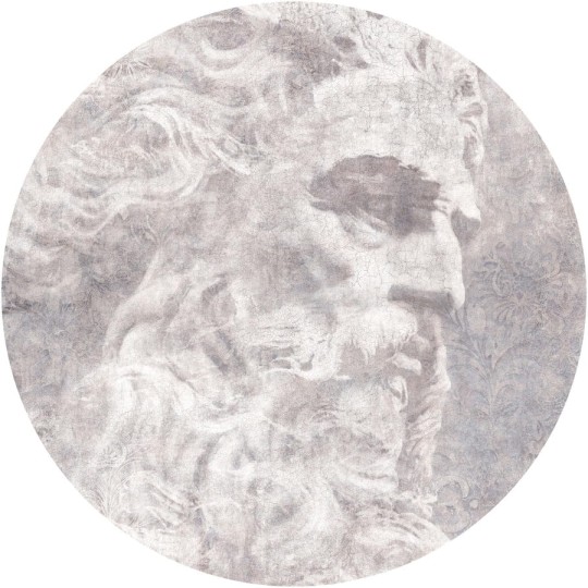 Wall Art Platon - mural koło z motywem antycznej rzeźby
