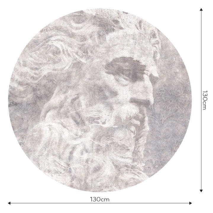 Wall Art Platon - mural koło z motywem antycznej rzeźby