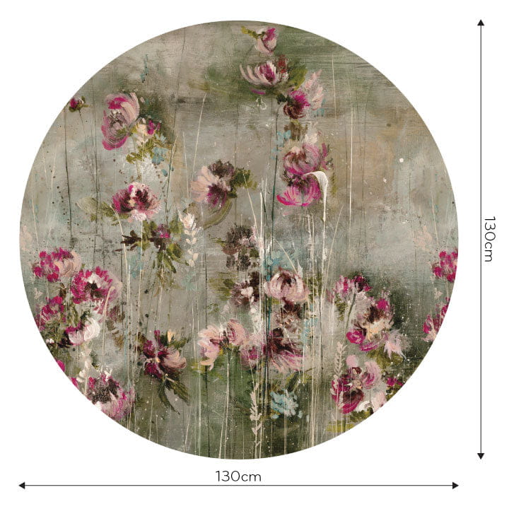 Wall Art Malva - mural koło w róże