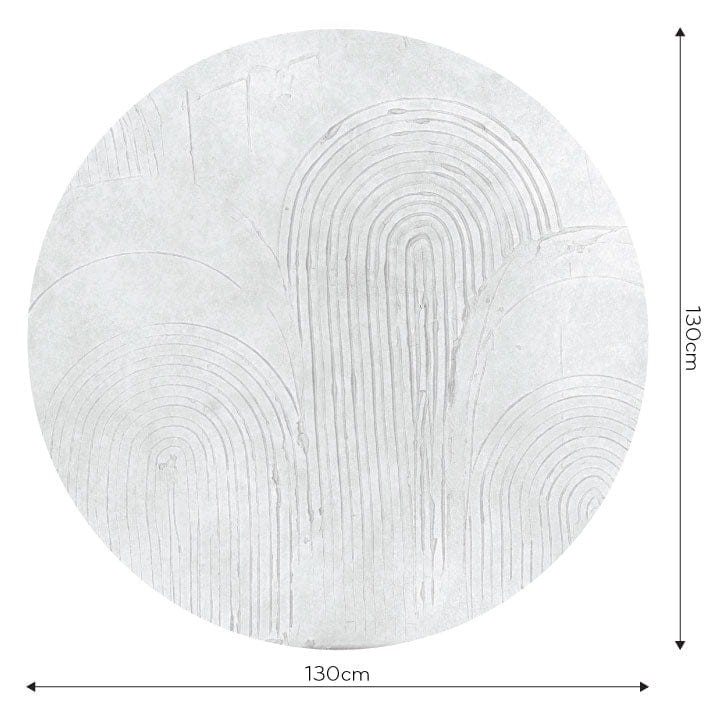 Wall Art Arches - mural koło w minimalistyczne łuki