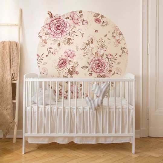 Wall Art Milla - mural koło w róże