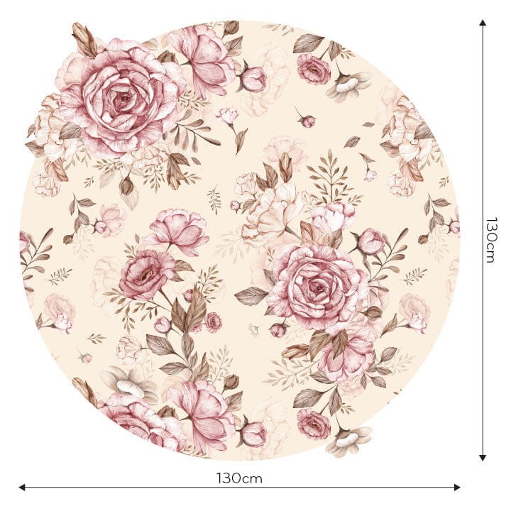 Wall Art Milla - mural koło w róże