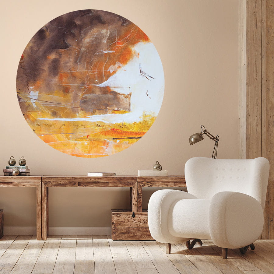 Wall Art Story - mural koło w abstrakcyjnym stylu