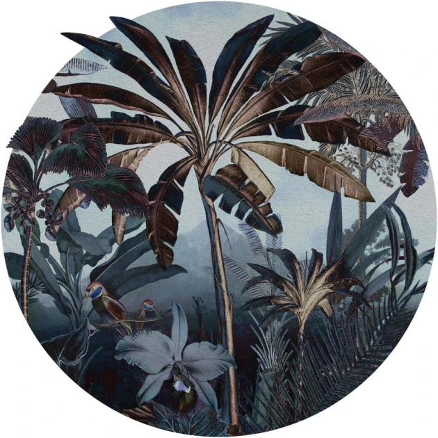 Wall Art Robinson - mural koło w palmy