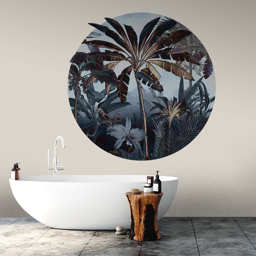 Wall Art Robinson - mural koło w palmy