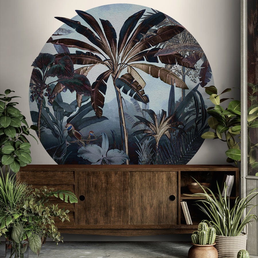 Wall Art Robinson - mural koło w palmy
