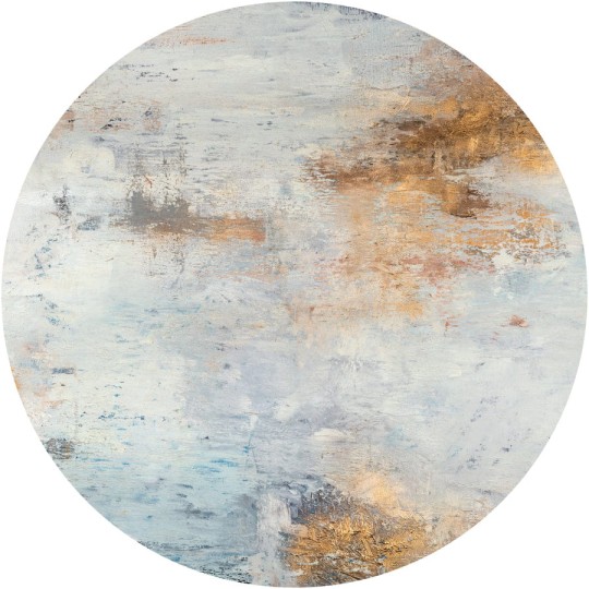 Wall Art Elemental - mural koło w abstrakcyjnym stylu