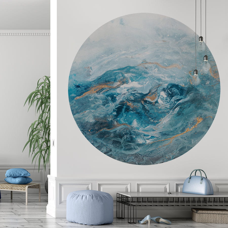 Wall Art Nereida - mural koło w abstrakcyjnym stylu