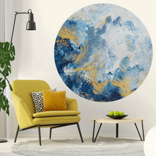 Wall Art Heaven - mural koło w abstrakcyjnym stylu