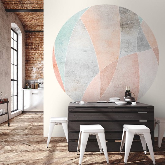 Wall Art Dare - mural koło geometryczny