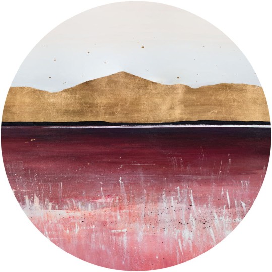 Wall Art Costa - mural koło w abstrakcyjnym stylu