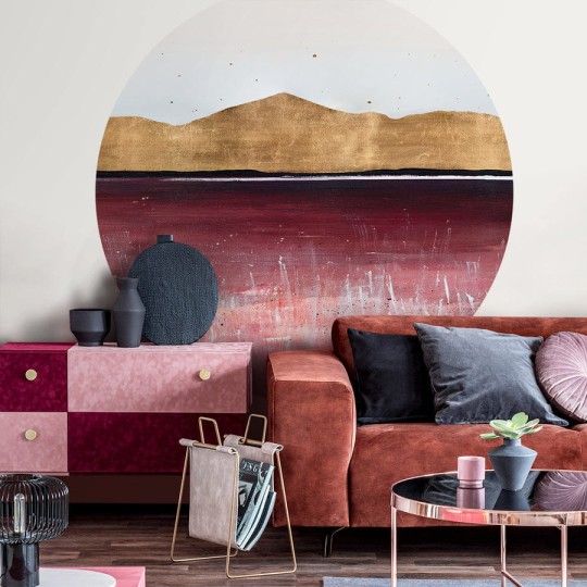 Wall Art Costa - mural koło w abstrakcyjnym stylu