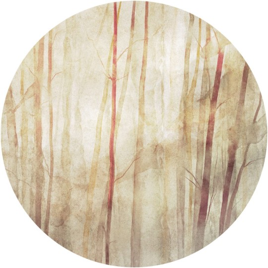 Wall Art Mori - mural koło w drzewa