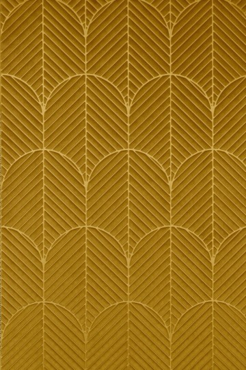 Arte 72521 Kanso Anicca Gold - tapeta trójwymiarowa w łuki i linie z aksamitu