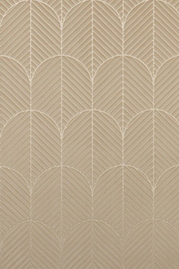 Arte 72523 Kanso Anicca Sesame - tapeta trójwymiarowa w łuki i linie z aksamitu