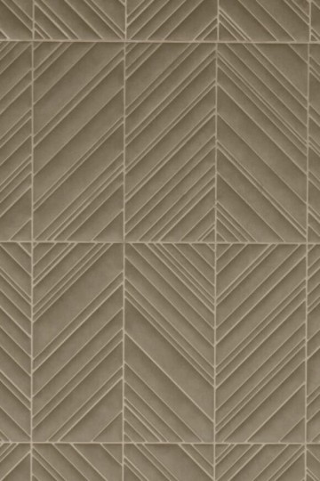 Arte 72510 Kanso Iki Linen - tapeta aksamitna w trójwymiarowy wzór płytek z jodełką