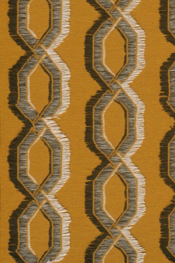 Arte 58521 Le Couturier Franges Marigold - tapeta żakardowa w zygzaki